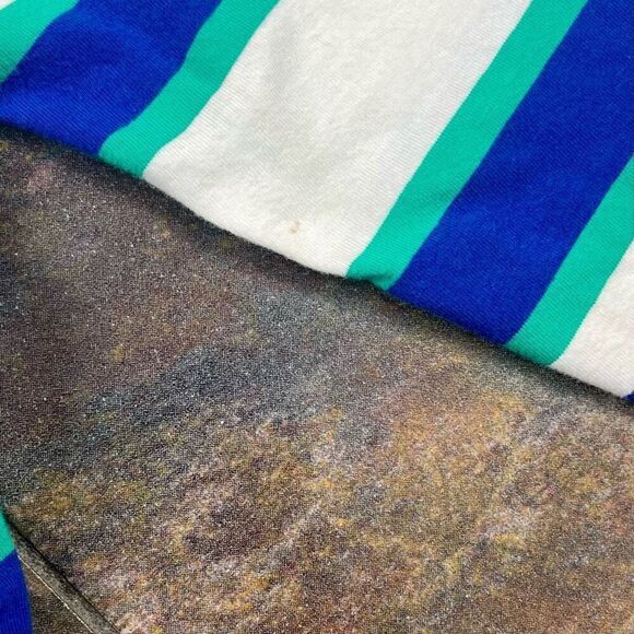 Ruby Rd. Favorites Striped 3/4 Sleeve Top 2X - Picture 5 of 11